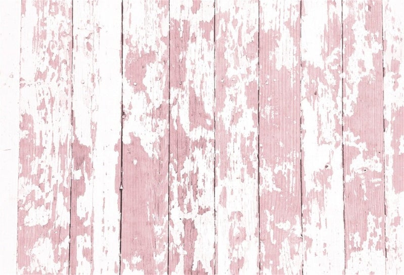 AOFOTO 7x5ft Grunge Faded Pink Wooden Plank Photography Background Rural Weathered Hardwood Vintage Shabby Peeling Wood Board Floor Backdrop Rustic Nostalgia Kid Baby fant Photo Shoot Props Vinyl - Image 2